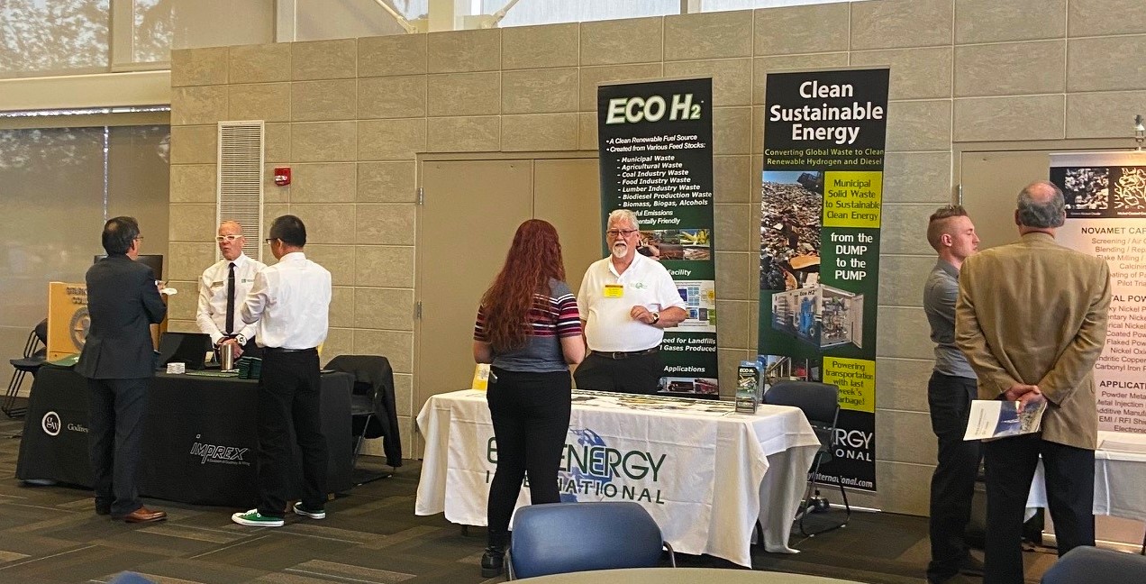 Godfrey & Wing and Eco Energy International exhibits