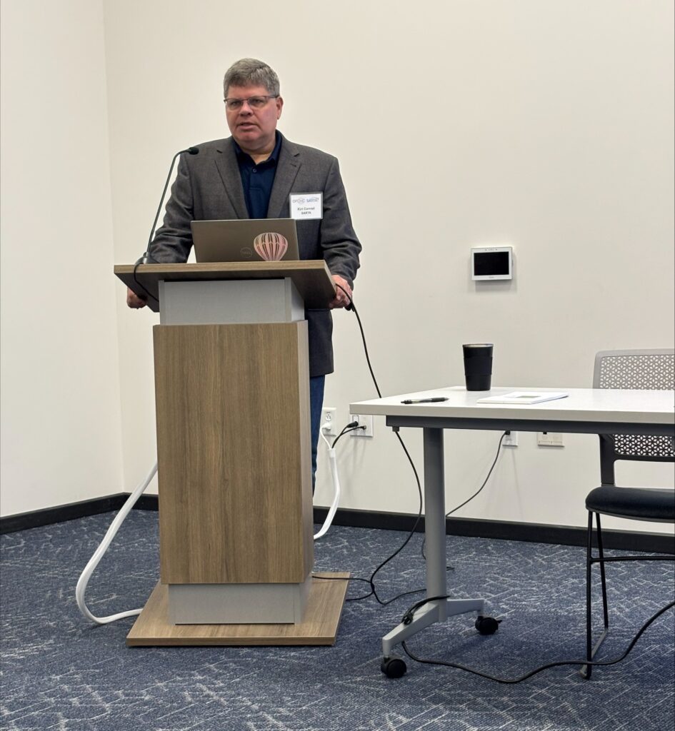 Kirt Conrad presenting.