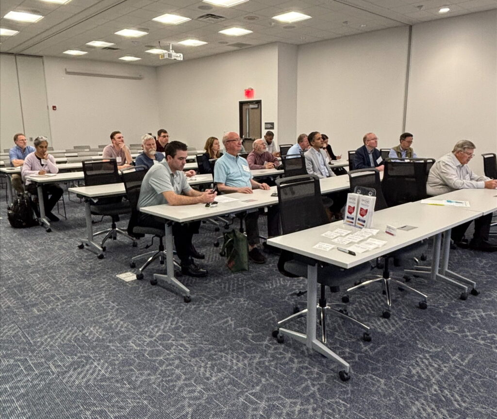 Group photo during presentation