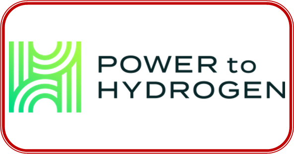 Power to hydrogen logo boxed